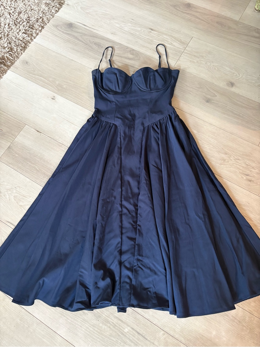 House of CB Navy Blue Corset Dress